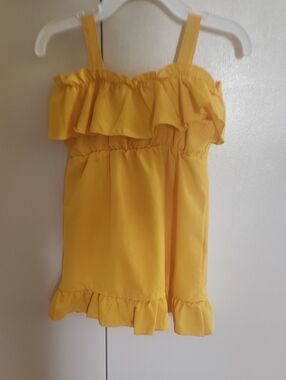 Sunny Yellow Baby Sundress - 9-12M